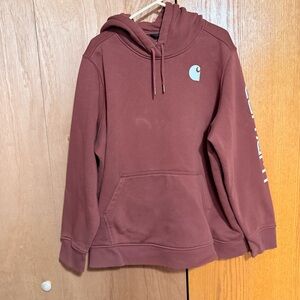 Carhartt Maroon Pullover Hoodie